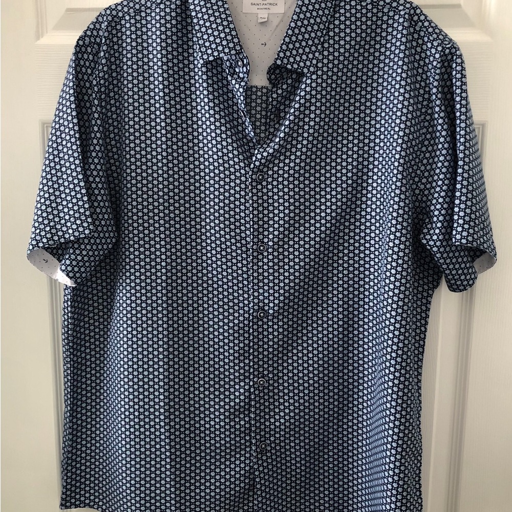 Size XL Rue Saint-Patrick Oreppy Sustainable Button Down Shirt NWT